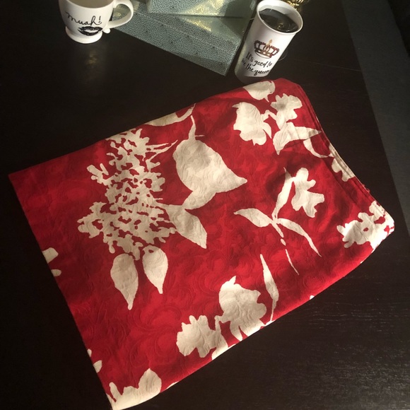Dresses & Skirts - Talbots Red skirt w/abstract print.